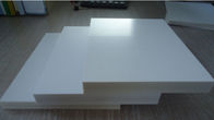 Αυτοκόλλητη διπλή δευτερεύουσα εκτύπωση φύλλων Forex PVC κατασκευής άσπρη